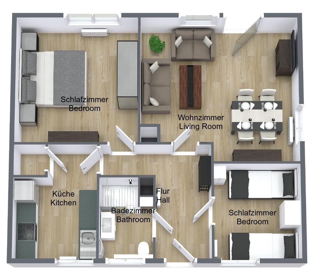 Ferienhaus Kirschbluete Μονσάου Εξωτερικό φωτογραφία